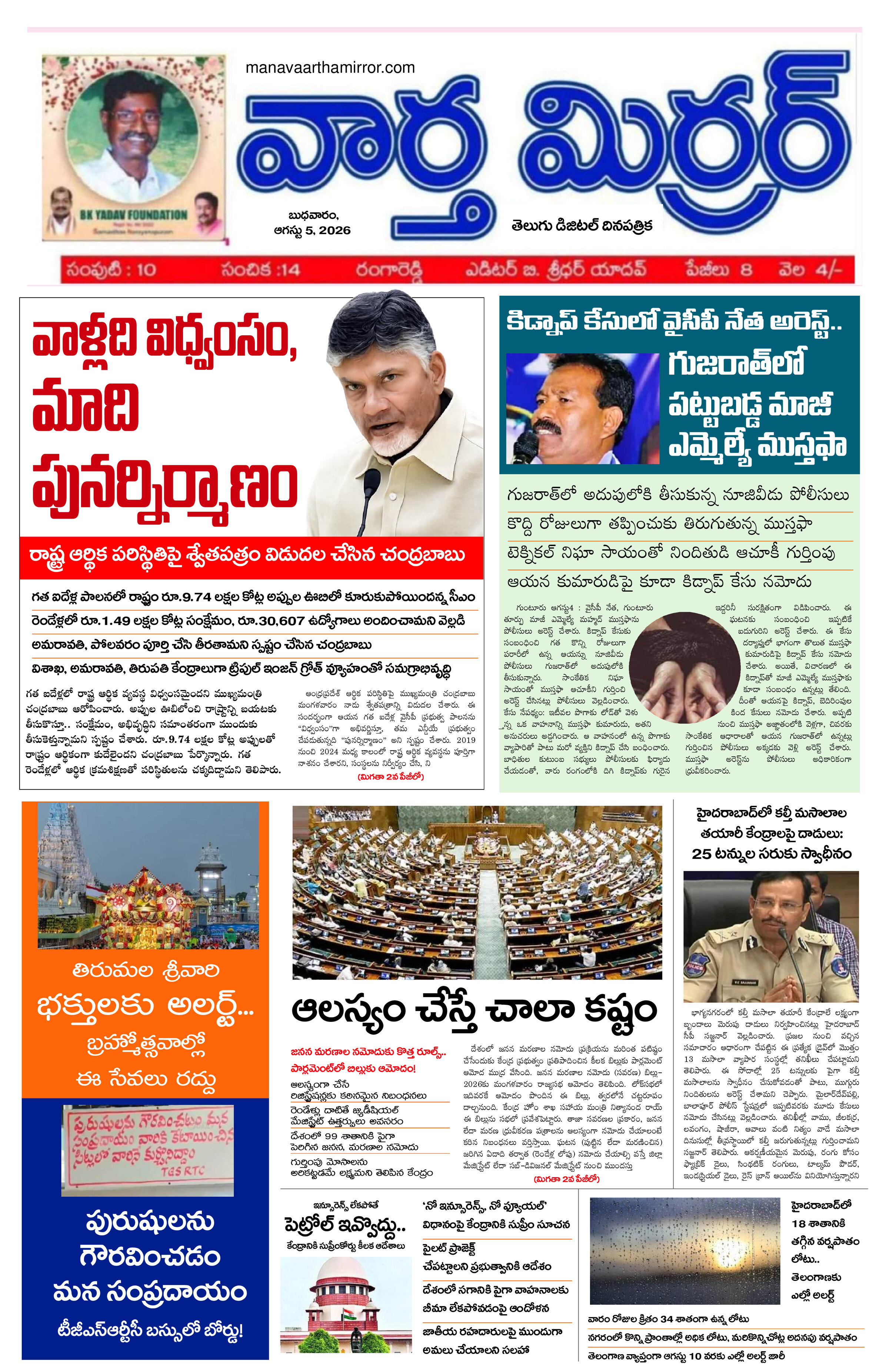 Mana Vaartha Mirror